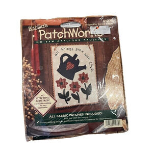 All Things Grow w/ Love Bucilla's PatchWorks No-sew Applique Project Kit 41275
